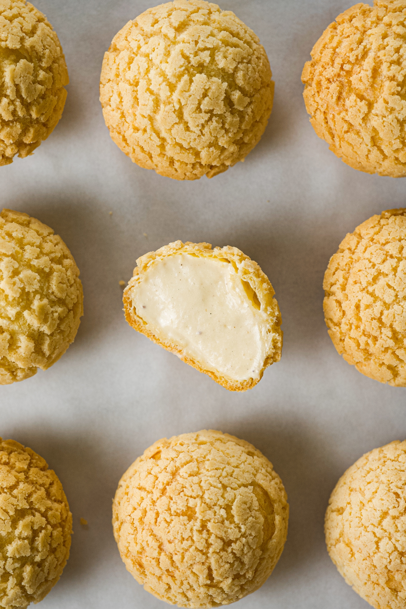 Choux Cream ou Choux au Craquelin