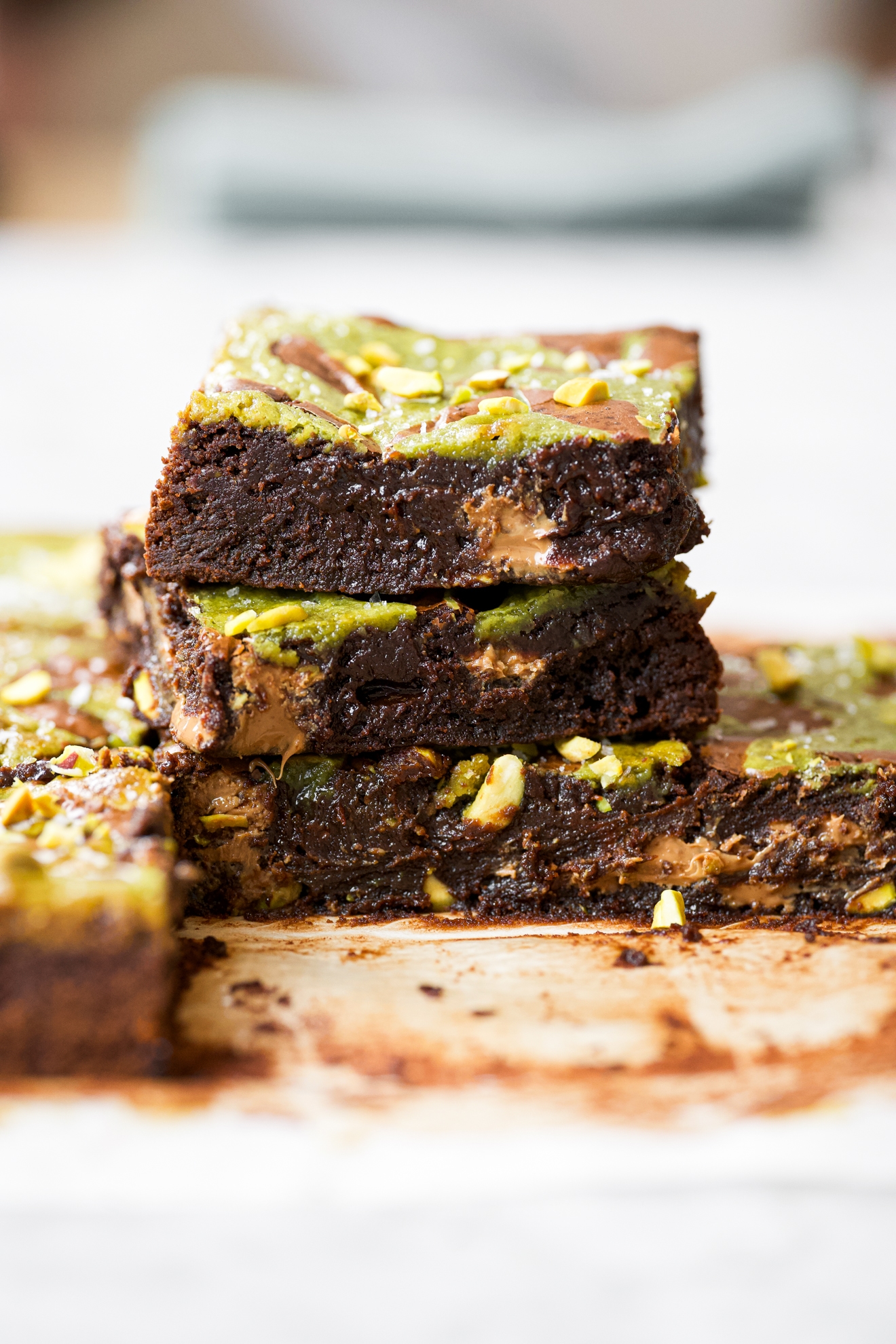 Brownie de Chocolate com Pistache