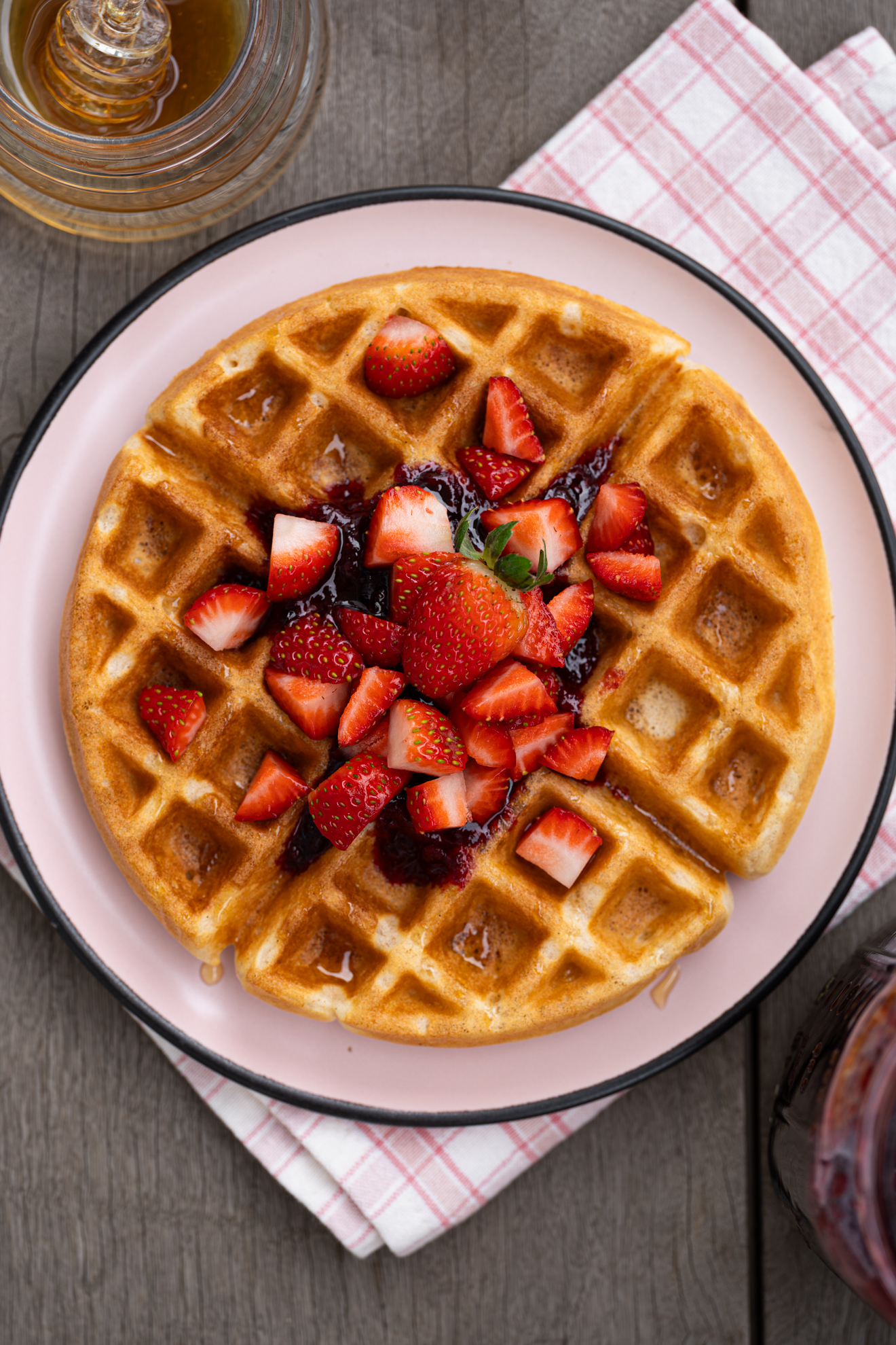 Waffle Caseiro Crocante e Macio