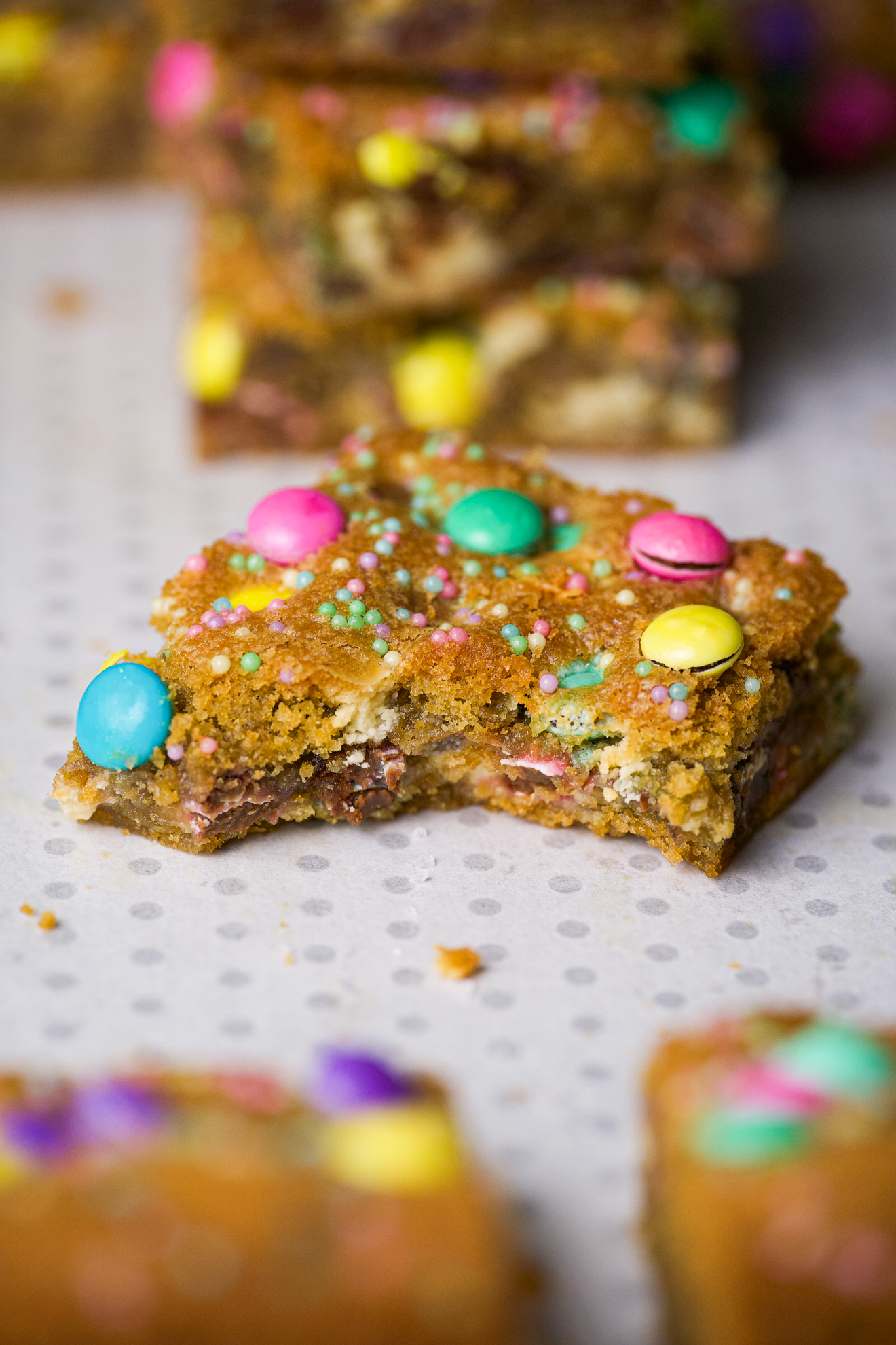 Cookie Bars de Páscoa com Chocolate